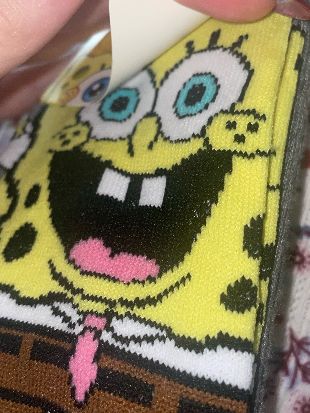 SpongeBob Squarepants Socks Yellow Pink Blue Character Kids